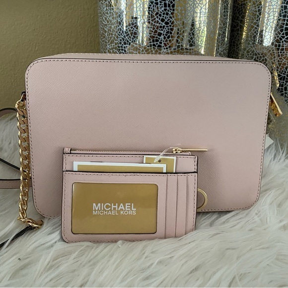 New Michael Kors jet set LG crossbody bag & coin pouch with ID wallet - Picture 6 of 16